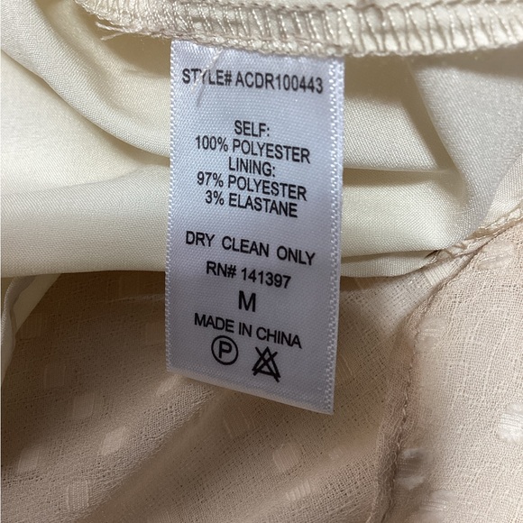 NWT Astr Cream High Low Dress - Picture 11 of 13